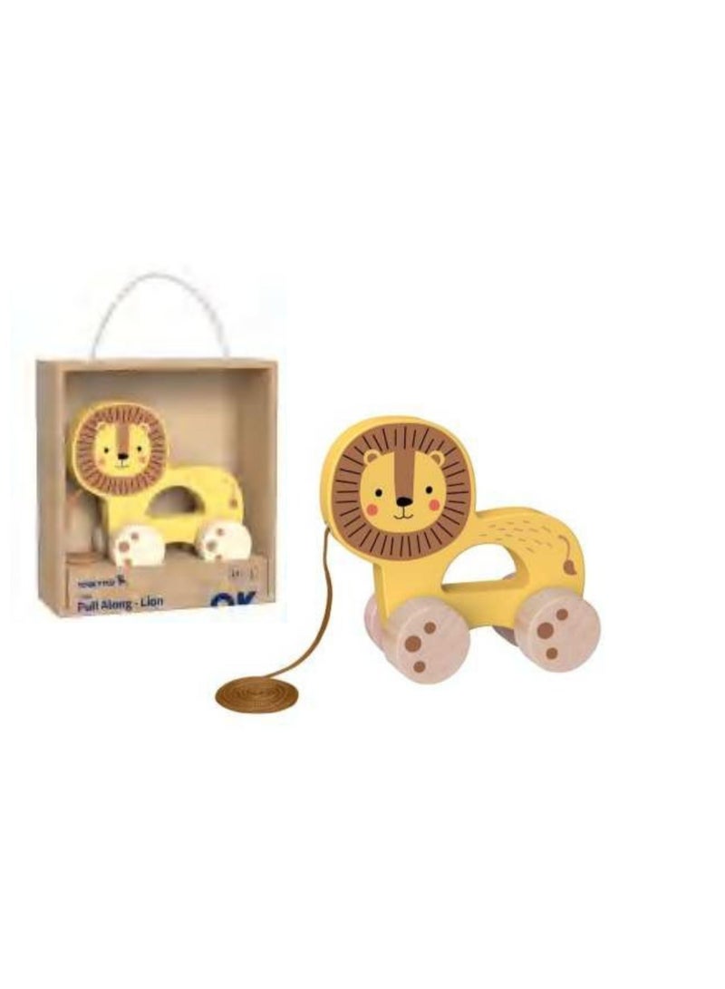 Tooky Toy Pull Along – Lion - Image 3